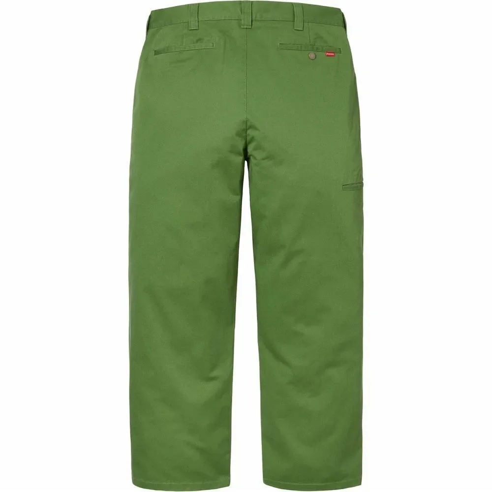 NEW SUPREME as Work Pants in dark green